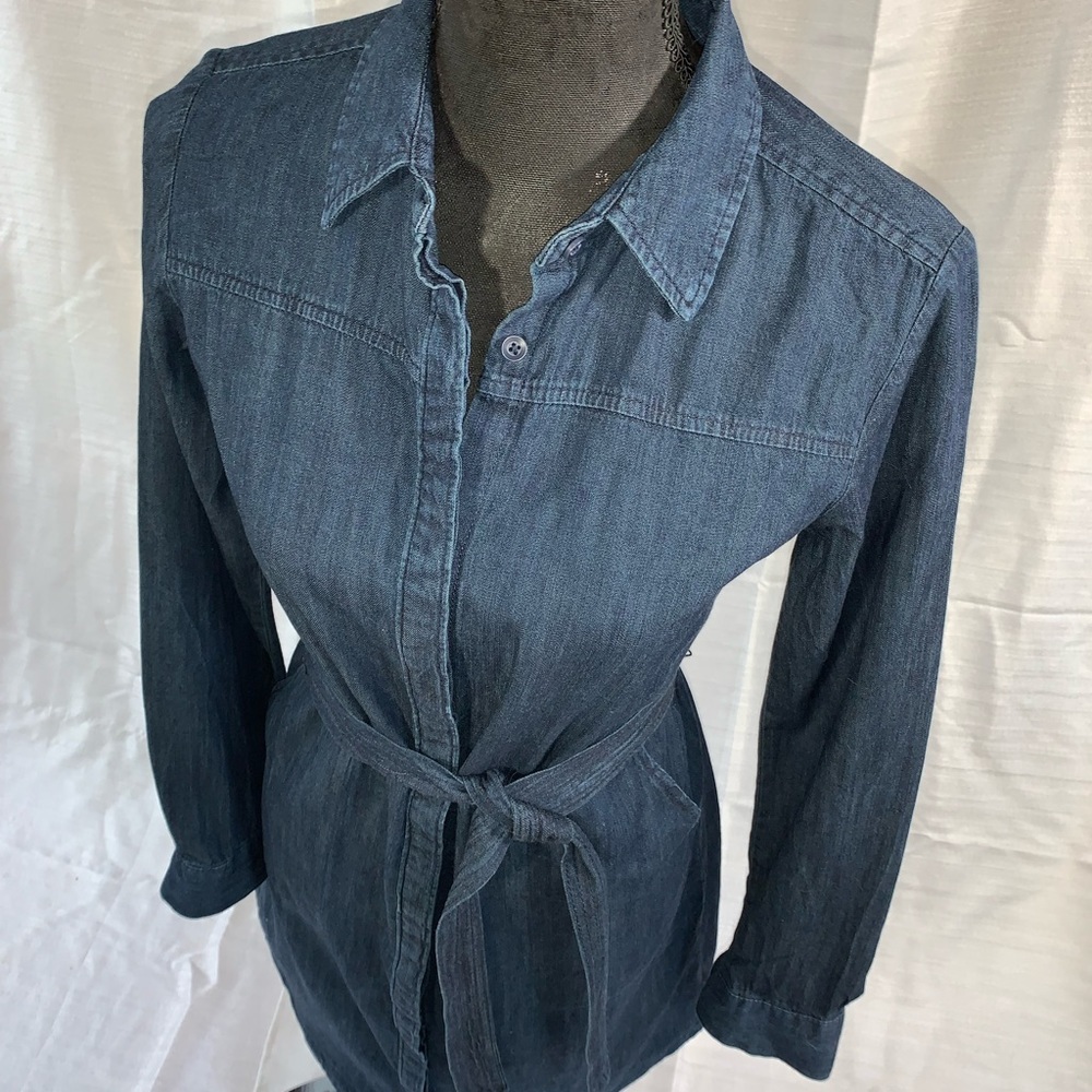 Denim shirt dress size XS